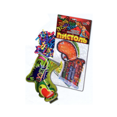 Пистоль Надувная хлопушка купить в Осинниках | osinniki.salutsklad.ru