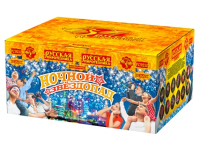 Ночной звездопад Комбинированный Фейерверк купить в Осинниках | osinniki.salutsklad.ru