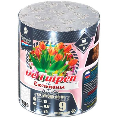 Тюльпаны Батарея салютов купить в Осинниках | osinniki.salutsklad.ru