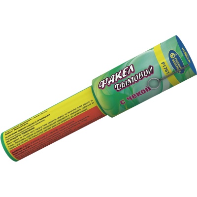 Дымовой (с чекой) зеленый Фальшфейер купить в Осинниках | osinniki.salutsklad.ru